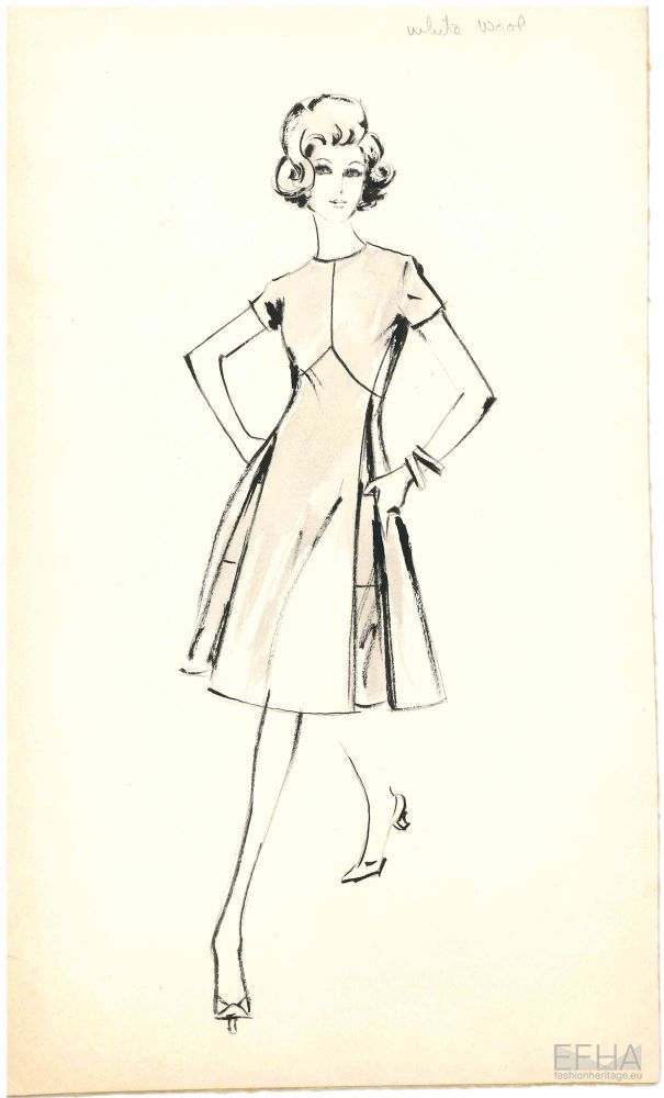 Design Sketch, White Wool
