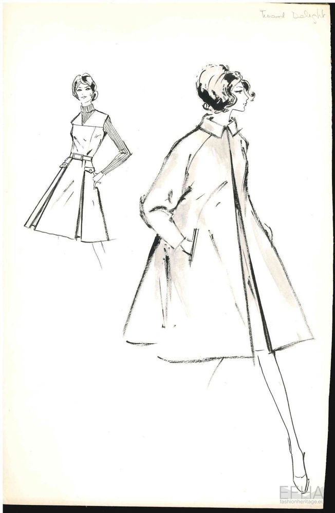Design Sketch, Tweed Delight