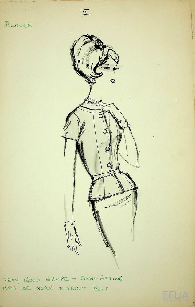 Design Sketch, Blouse II