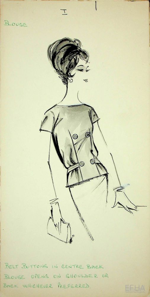 Design Sketch, Blouse I