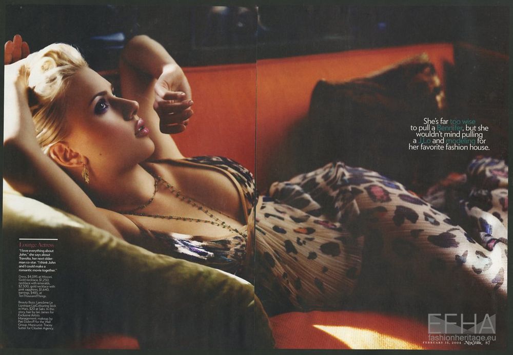 Archivio Missoni - Scarlett Johansson in long Dress by Missoni