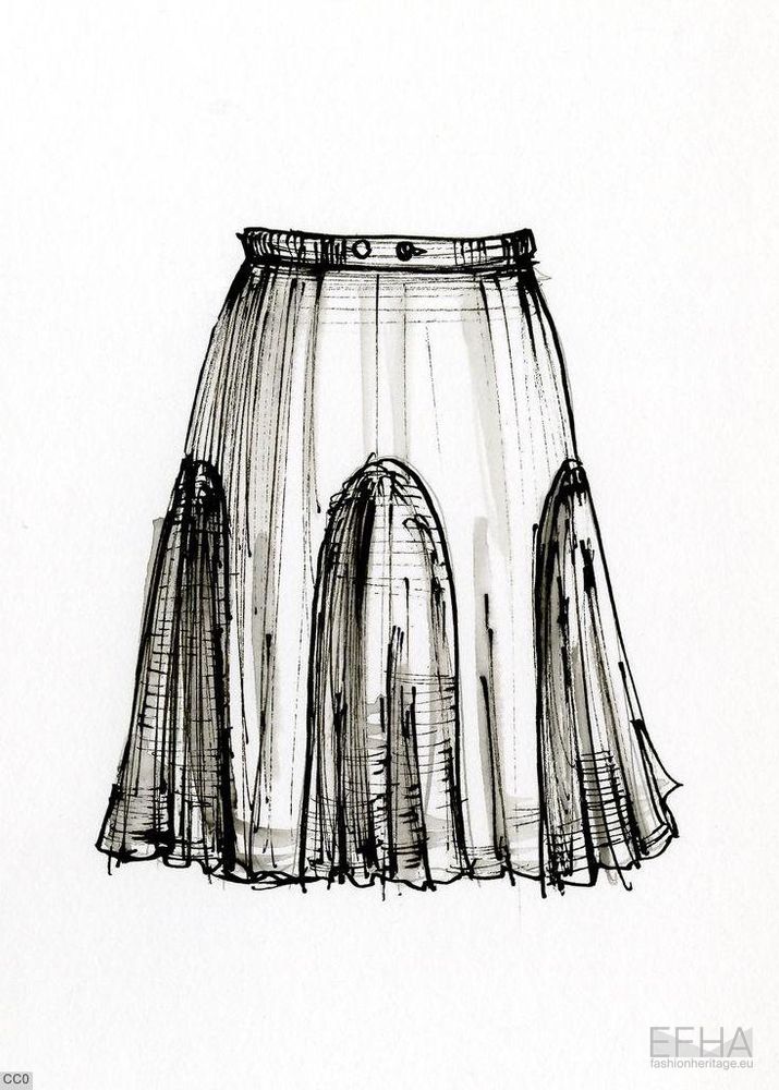 godet skirt
