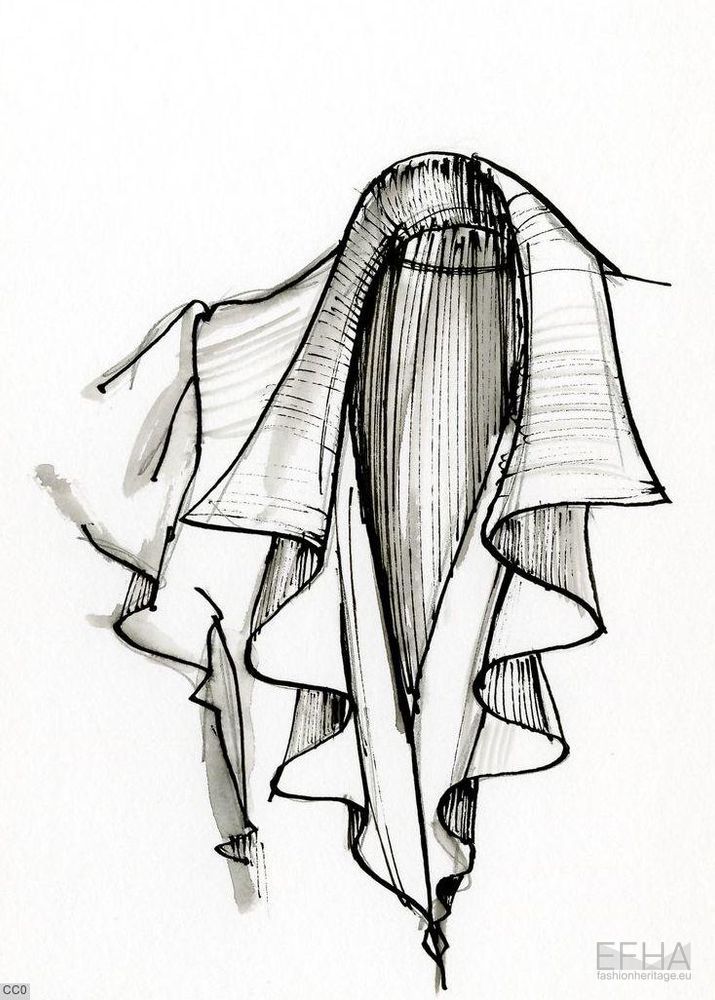 ruffled neck